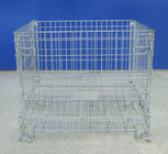 High Visibility Industrial Wire Container with Electro zinc Plated Finish