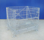 High Strength Industrial Wire Container 72KG Wire Mesh Pallet Cages