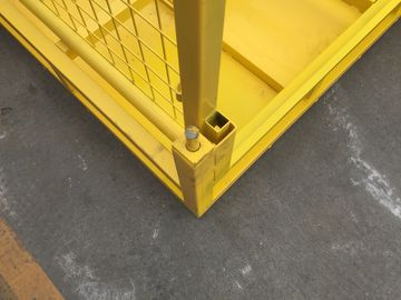 High Visibility Collapsible Wire Container Commercial Wire Mesh Stillage